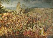 Pieter Bruegel korsbarandet. USA oil painting artist